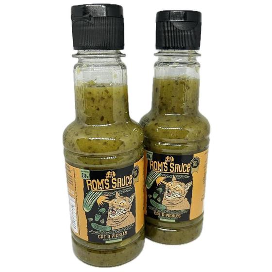 Imagem de 2 Molhos De Pepino Agridoce Cat A Pickles Rom'S Sauce 200G