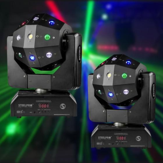 Imagem de 2 Moving Head Magic Ball Laser / Strobo Festa Profissional