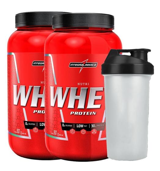 Imagem de 2 Nutri Whey Isolado Conc Suplemento Em Po Protein +