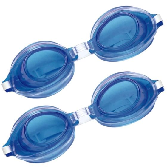 Imagem de 2 Oculos de Natacao Infantil Fashion Azul  Mor 