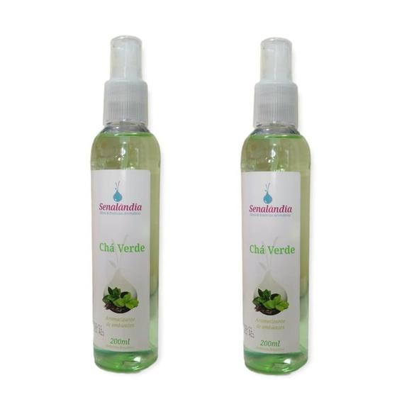 Imagem de 2 Odorizador Spray 200ml Aromatizador Perfumado Bambu Orquídeas Chá Verde E Mais Aromas - Envio Já