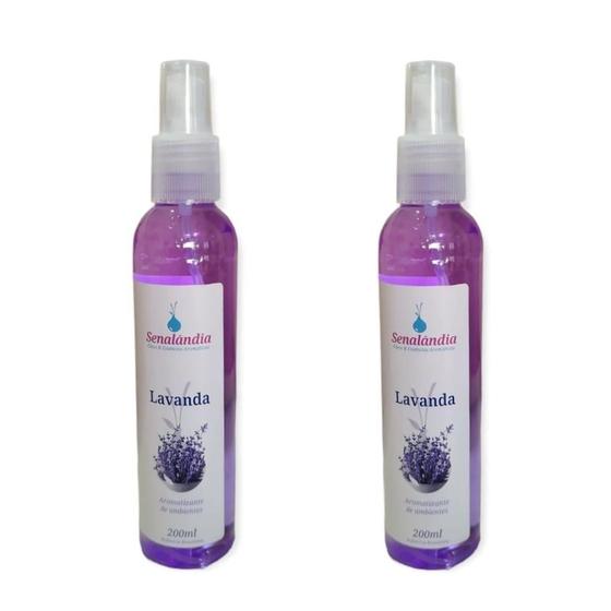 Imagem de 2 Odorizador Spray 200ml Lavanda Sementes do Brasil Bambu Cereja com Avelã e mais - Envio Já