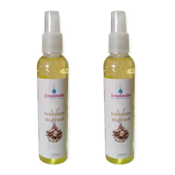 Imagem de 2 Odorizador Spray Aromatizante Ambiente Perfumado De Borrifar 200ml Marca Senalândia - Envio Já