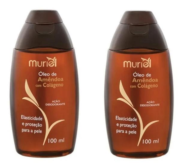 Imagem de 2 Óleo De Amêndoa Com Colágeno 100ml - Muriel