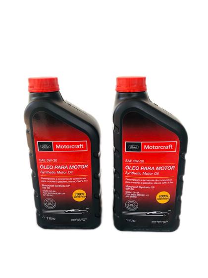 Imagem de 2 Oleos Lubrificante de Motor 5w30 Api SP Sintetico Motorcraft