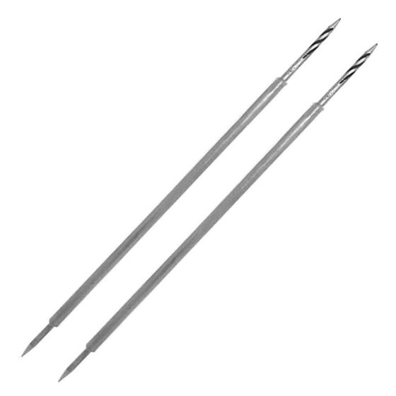 Imagem de 2 Palitos Bastão Isis Cutelaria ManicureTransparente Inox