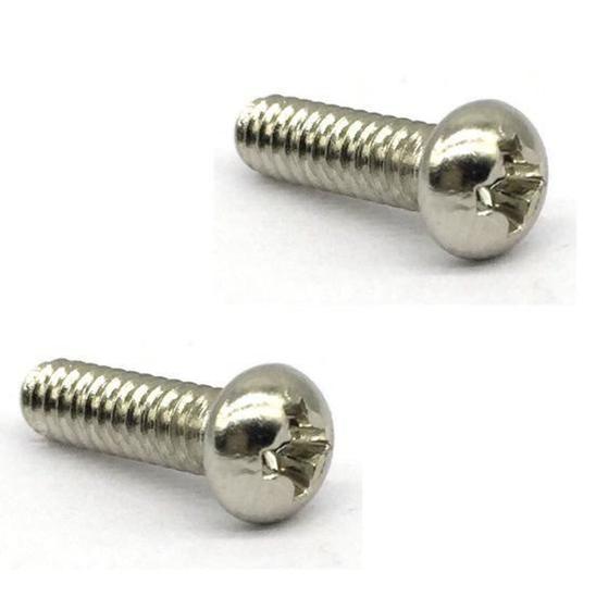 Imagem de 2 Parafuso Cromado aço Chave seletora guitarra 3,5X6,3X12 mm - SPIRIT