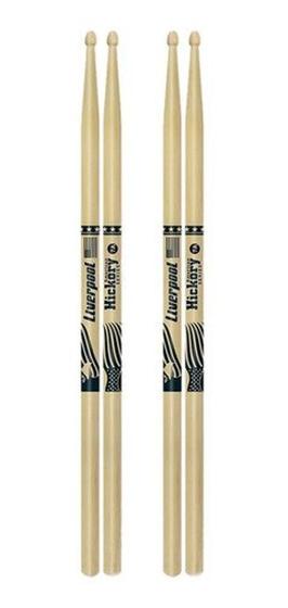 Imagem de 2 Pares Baqueta American Hickory Series 7A Madeira Liverpool