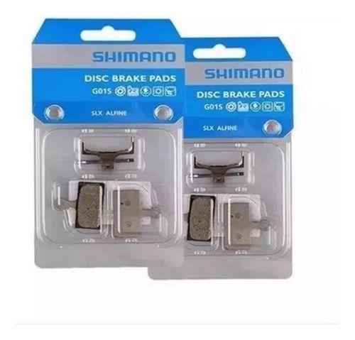 Imagem de 2 Pares Pastilha De Freio Shimano G02s Deore Slx Xt Resina