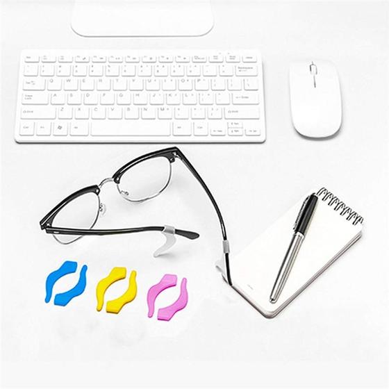 2 Pares - Suporte/trava Antiderrapante P/ Óculos Em Silicone Menor preço em 2 Pares - Suporte/trava Antiderrapante P/ Óculos Em Silicone