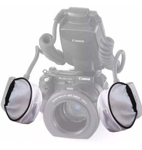 Imagem de 2 Pc P/difusor Flash Twin Nikon Canon Yongnuo R1 C1 C2 2 Pçs