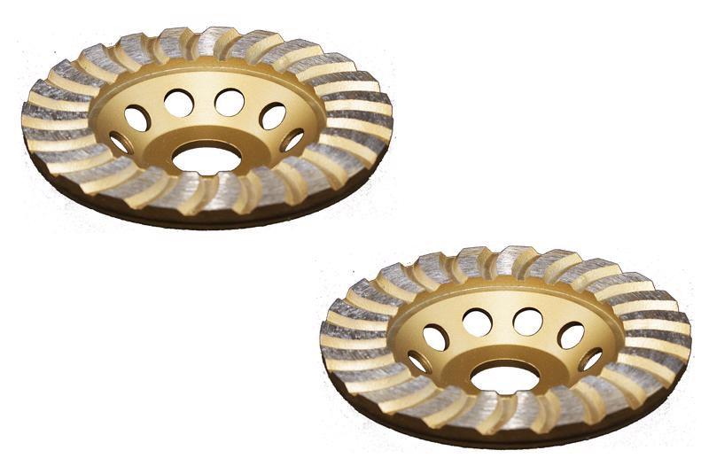 2 pcs disco desbaste diamantado rebolo turbo 115 x 22,23 mm Menor preço em 2 pcs disco desbaste diamantado rebolo turbo 115 x 22,23 mm