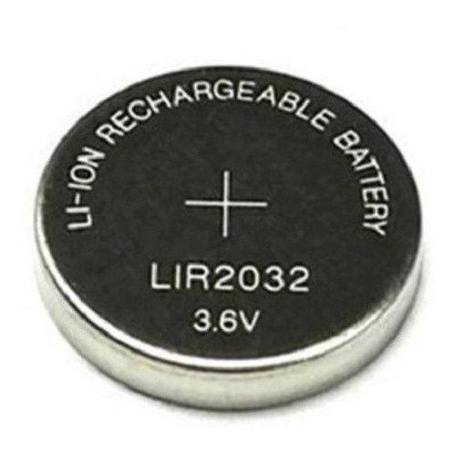 Imagem de (2 Pecas) Bateria Lir2032 Recarregável Li-on 3,6v Lithium