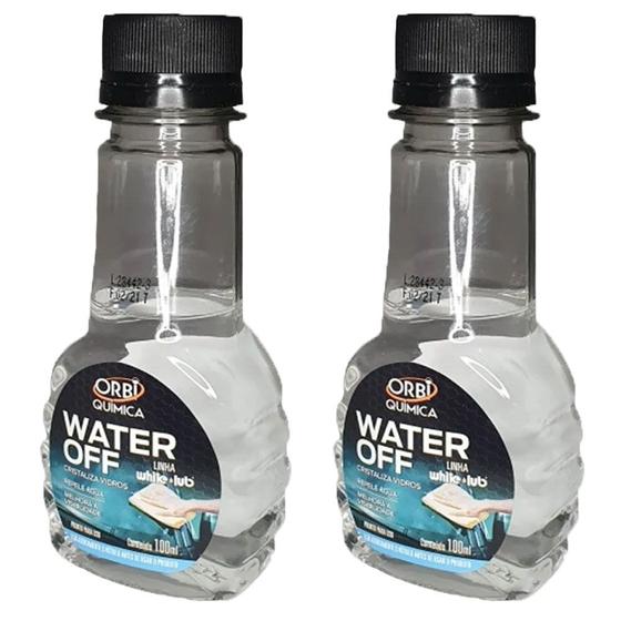 Imagem de 2 Peças - Water Off Cristalizador Imperbeabiliza Vidros 100ml - Orbi Quimica