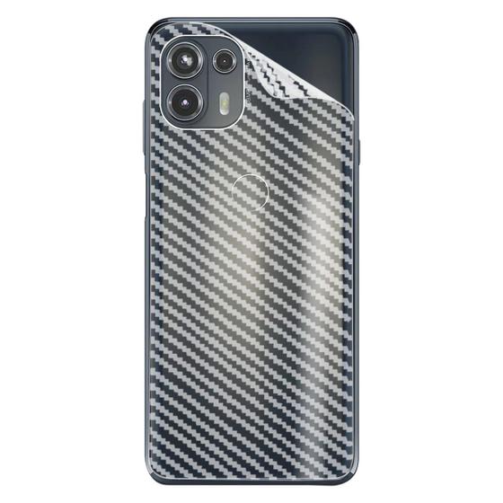 Imagem de 2 PeliculaS Trazeira Skin Fibra Carbono Para Moto Edge 20 Lite XT2139-2 - Cell In Power25