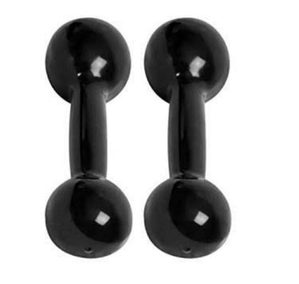 2 Pesos Halter Preto 7 Kg Cada Emborrachado Treino Menor preço em 2 Pesos Halter Preto 7 Kg Cada Emborrachado Treino