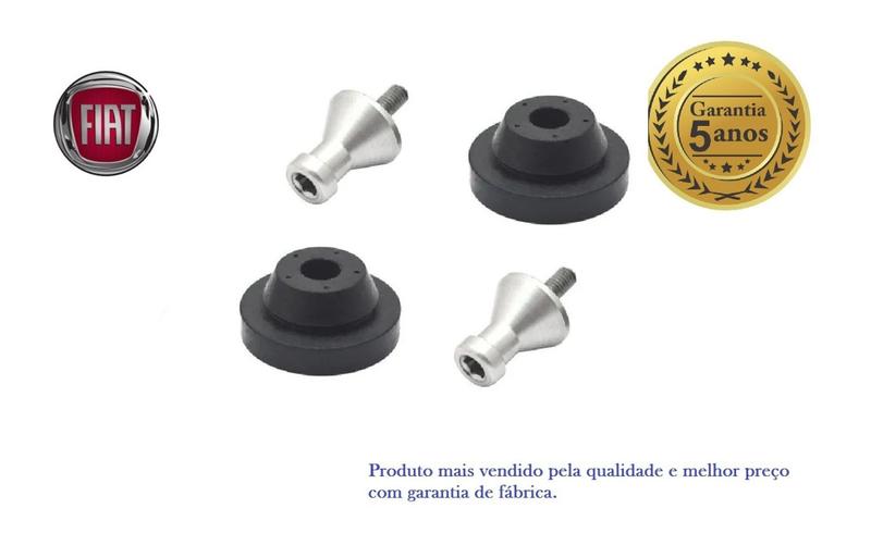 Imagem de 2 Pino Fixador 2 Coxim Caixa De Ar Fiat Doblo 2010/... Idea 2011/2015 - Bravo 2011/2016