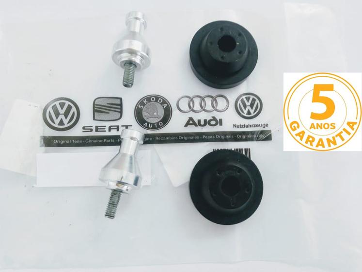 Imagem de 2 Pinos E 2 Coxim Fixador Caixa De Ar VW Voyage 2009/2017 - Saveiro 1985/2017 - Audi A3 2001/2007