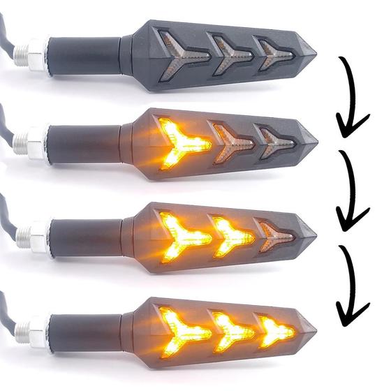 Imagem de 2 Pisca Led Seta Moto Cb300 Twister Fazer Xre Titan Xtz Bros