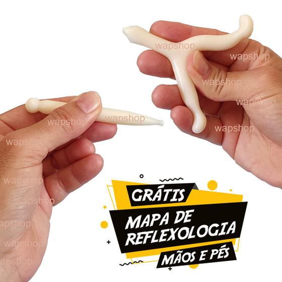 2 Ponteiras Bastão Resina Reflexologia Massagem Acupuntura Menor preço em 2 Ponteiras Bastão Resina Reflexologia Massagem Acupuntura