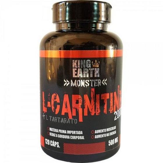 Imagem de 2 Potes L Carnitina + L Tartarato 120 Capsulas 500mg