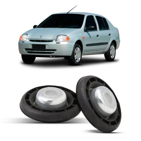 Imagem de 2 Prato Calço Superior Amortecedor Dianteiro Suspensão Dianteira Renault Clio Sedan 2000 2001 2002 2003