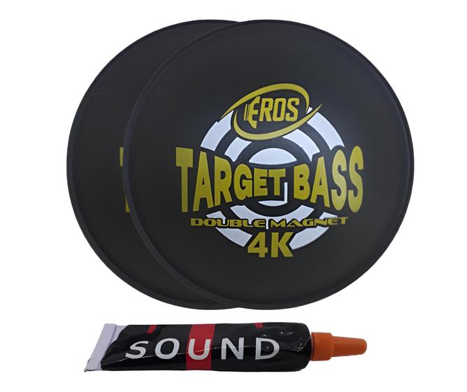 Imagem de 2 Protetor/ Calota P/falante Eros Target Bass 4k 160mm +cola