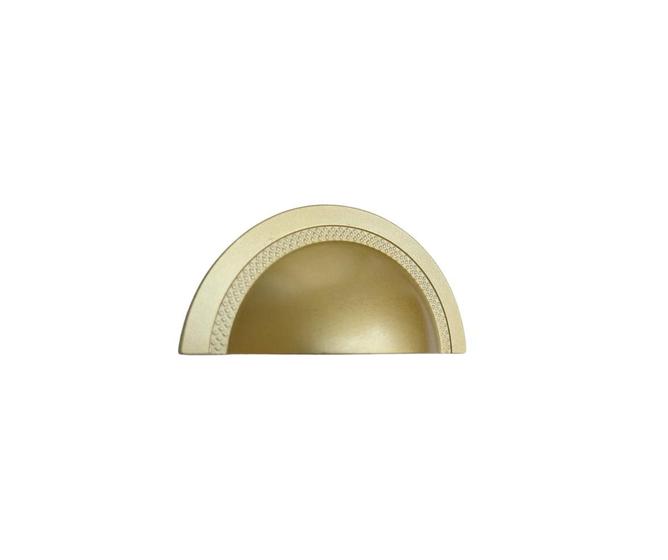 Imagem de 2 Puxador Para Móveis, Gavetas, Concha Shell Dourado 64mm