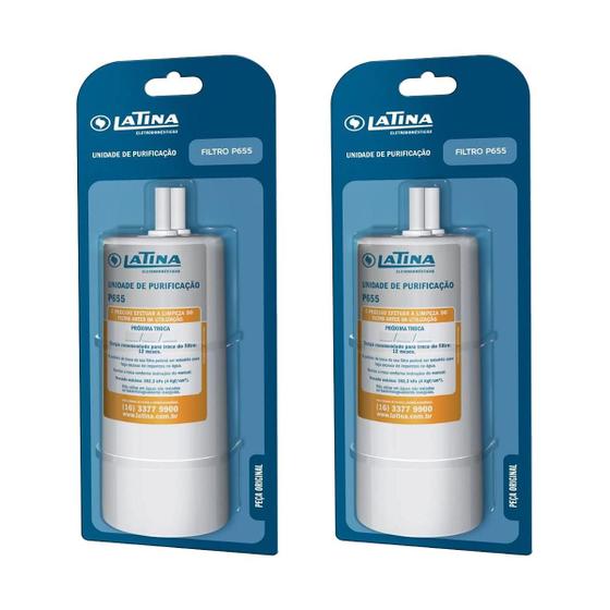 2 Refil Filtro Latina P655 Original - Pn535 Vitamax Purifive Menor preço em 2 Refil Filtro Latina P655 Original - Pn535 Vitamax Purifive