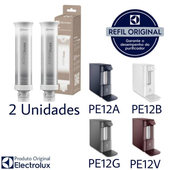 2 Refil Filtro Purificador Electrolux Pure 4x PE12A PE12B PE12G PE12V - Original Menor preço em 2 Refil Filtro Purificador Electrolux Pure 4x PE12A PE12B PE12G PE12V - Original
