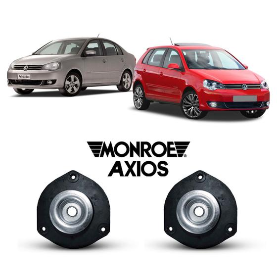 Imagem de 2 Reparo Coxim Batedor Batente Original Suporte Axios Suspensão Dianteira Volkswagen Polo 2012 2013 2014 2015