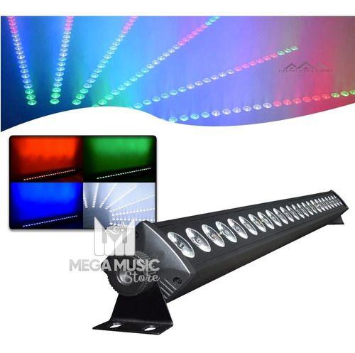 Imagem de 2 Ribalta Led Rgbw 24 Led 12w Indoor Quadriled + Mesa + Cabo