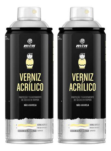 Imagem de 2 Spray Pro Verniz Acrilico Ceramica Natural Montana 400ml