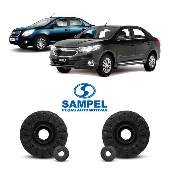 Imagem de 2 Suporte + Rolamento Dianteiro Chevrolet Cobalt 2011 A 2020