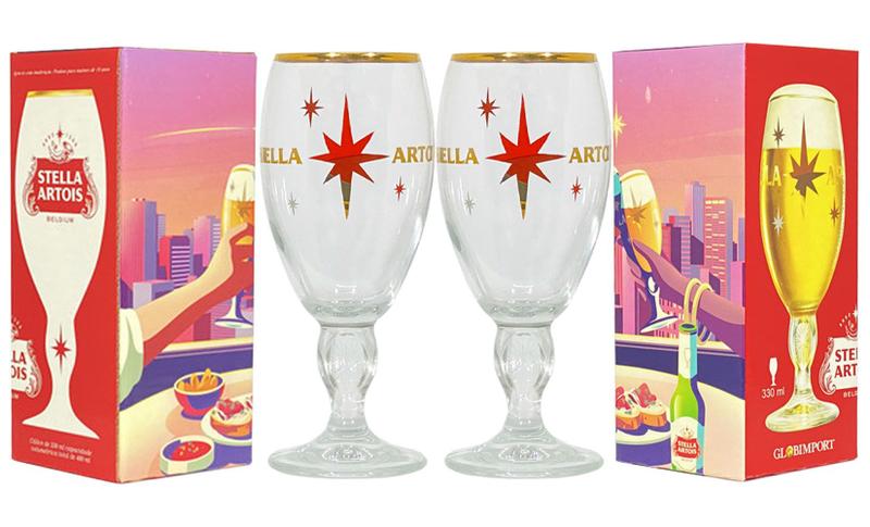 Imagem de 2 Taças Cálice Stella Artois Edição Limitada Oficial Ambev