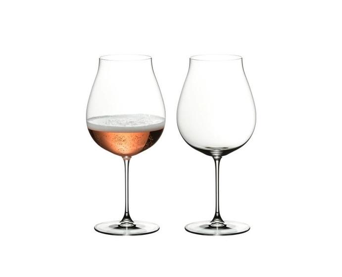 Imagem de 2 Taças Champagne Rosé Veritas New World Pinot Noir Riedel