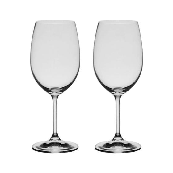 Imagem de 2 Taças De Cristal Para Vinho Tinto 350 Ml Roberta Bohemia