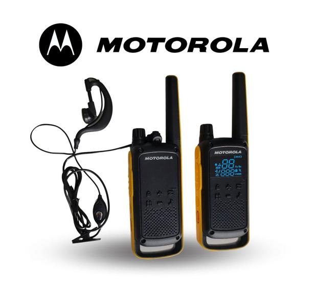 2 Talkabout Motorola T470 Comunicador Até 56km Original +2 Fones ...