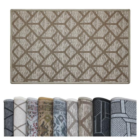 Imagem de 2 Tapete Multiuso Antiderrapante Absorvente Js Fu 50x80 Vr