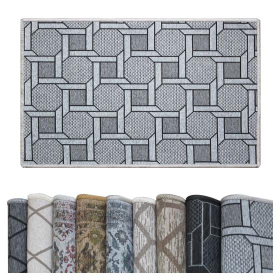 Imagem de 2 Tapete Multiuso Antiderrapante Absorvente Js Fu 50x80 Vr