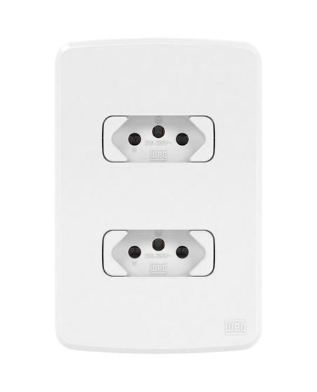 2 Tomadas 2P+T 20A + Placa e Suporte 4x2 Composé BR Weg é boa?