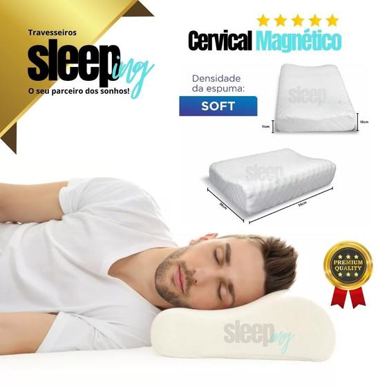 2 Travesseiro Cervical Pillow Ortopedico Original SLEEPING