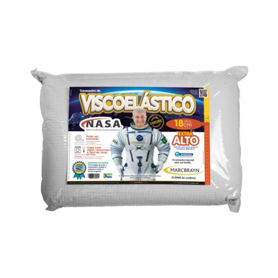 Imagem de 2 Travesseiros Nasa Tradicional e King - Com Capa removível