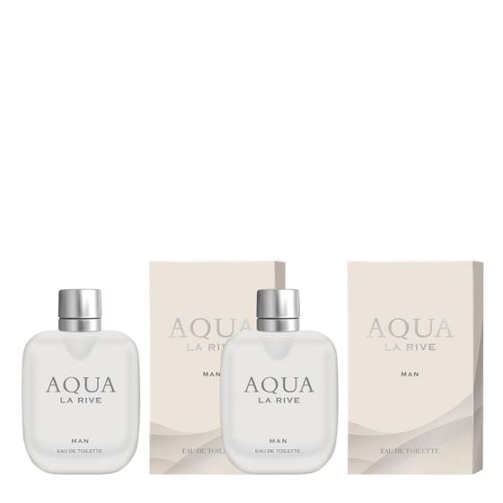 Imagem de 2 un. Aqua Man La Rive Eau de Toilette - Masculino 90ml