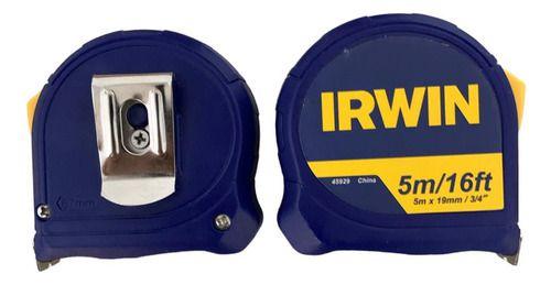 Imagem de 2 Un Trena Profissional 5mt Irwin  Iw13947 5m/16ft Kit C 2