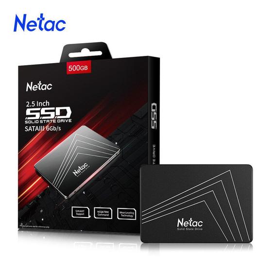 Imagem de 2 UNIDADES - NETAC SSD 960GB SATA3 Memoria Para Notebook, PC e Consoles / Leitura: até 535 mb/s - Gravação: até 510 mb/s