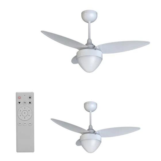 Imagem de 2 Ventiladores de Teto Ventisol Wind Bra Cv3 Bivolt