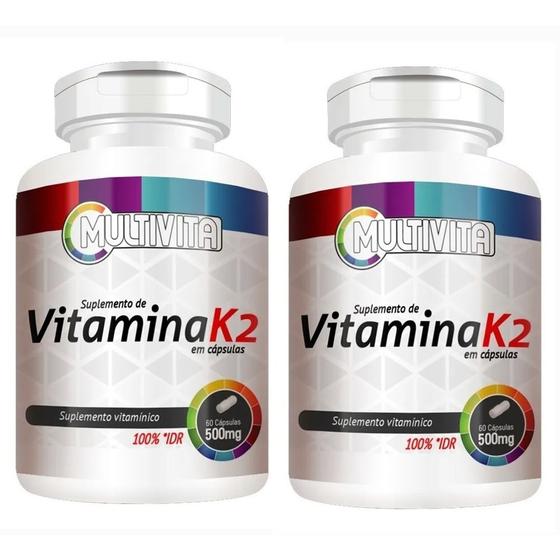 2 Vitamina K2 Menaquinona IDR 100% 60 Cápsulas 1 Cápsula ao dia Menor preço em 2 Vitamina K2 Menaquinona IDR 100% 60 Cápsulas 1 Cápsula ao dia
