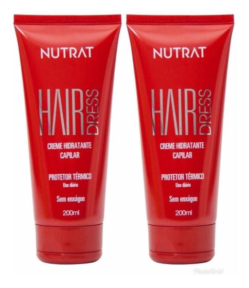 Imagem de 2 X Hair Dress Ativare Protetor Termico Para Todos Cabelos 200 ml cada