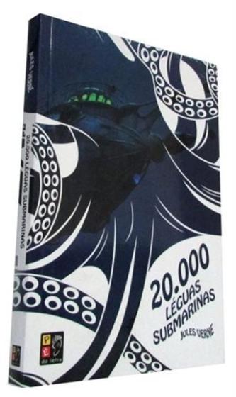 Imagem de 20.000 ( vinte mil ) léguas submarinas Jules Verne livro clássico da literatura editora pé da letra
